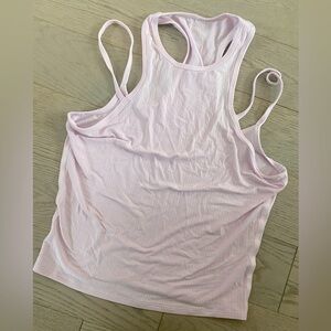 Lululemon Double Strap Yoga Tank in Meadowsweet Pink